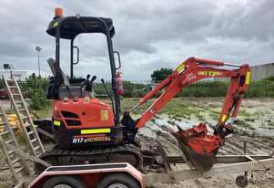 Kubota U17-3 Mini Excavator & Trailer Package