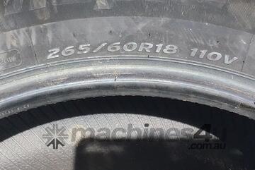 3 x Hankook Tyres 265/60R18