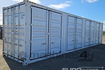 2026 40' HC Container, Lock Box, Four Doors On The Side