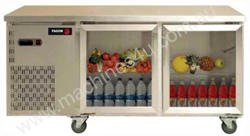 FAGOR 2 Glass Door SS Top Refrigerated Counter MGCR-180SGD