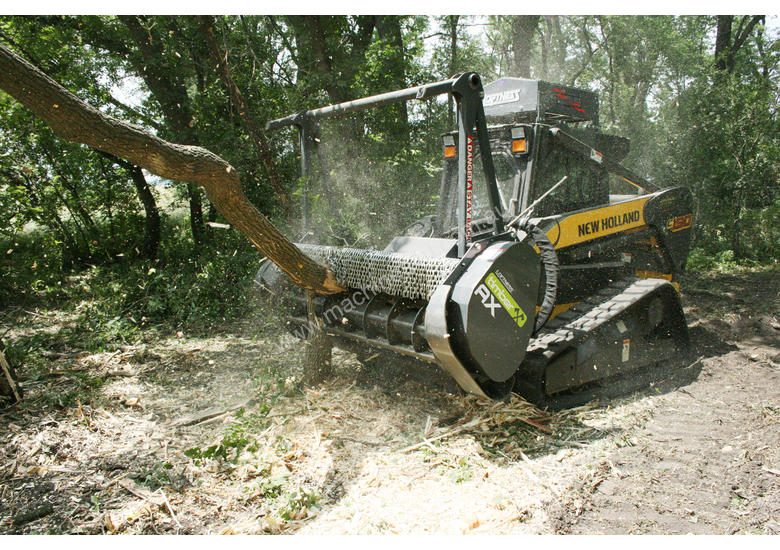 caption MULCHER -TIMBER AX - FORESTRY