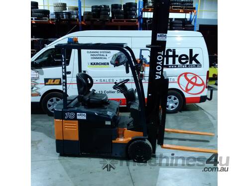 FORKLIFT  1.8 TON ELECTRIC TOYOTA 7FBE18 FORKLIFT