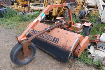 TD-84 tow behind road sweeper , ex council