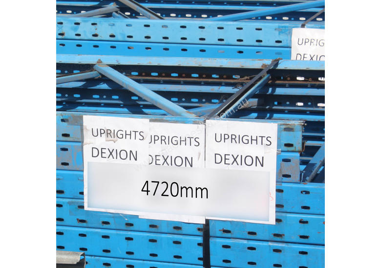 Used dexion 4720X840 Racking in , Listed on Machines4u