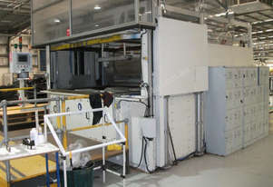 Modern large capacity vacuum former Modern large capacity vacuum former
