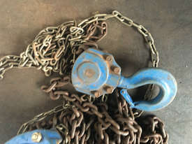 Chain Hoist 3 Ton x 3 meter drop lifting Block and Tackle Nobles Rigmate 3000kg - picture2' - Click to enlarge