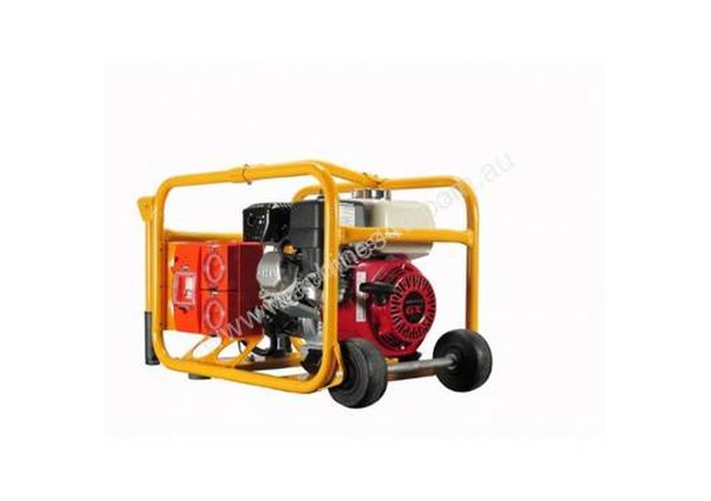 caption Powerlite Honda 2.5kVA Generator Worksite Approved