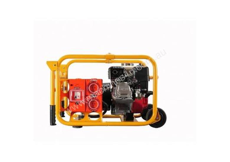 caption Powerlite Honda 2.5kVA Generator Worksite Approved