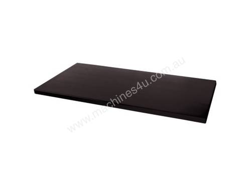 Werzalit Rectangular Table Top Black 1100x700mm