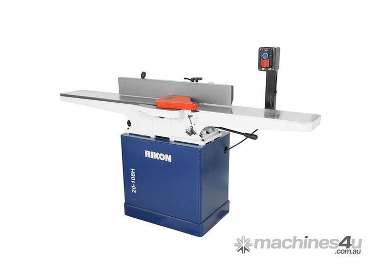 New rikon PLANER JOINTER 8 202MM W STAND 2 HP 240V SPIRAL CUTTER BLOCK