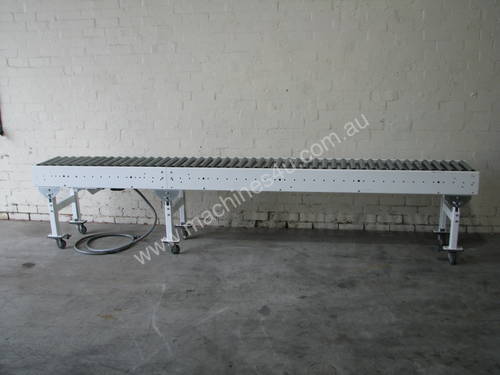 Motorised Roller Conveyor - 3.6m long
