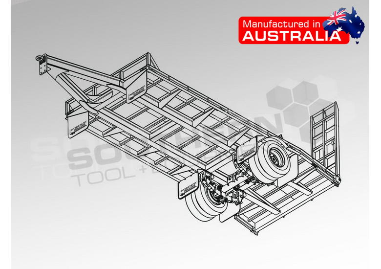 caption 11 Ton Single Axle Tag Trailer Super Series ATTTAG