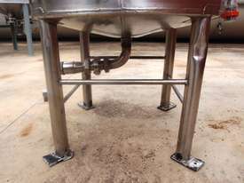 Stainless Steel Mixing Tank (Vertical), 1,000Lt - picture1' - Click to enlarge