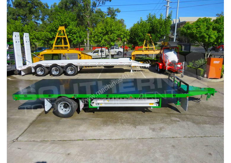 caption 9 Ton Single Axle Flatbed Trailer ATTTAG