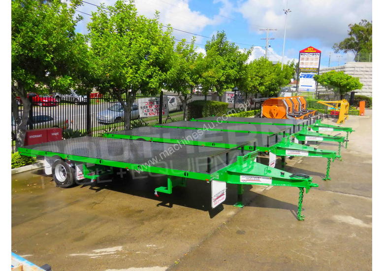 caption 9 Ton Single Axle Flatbed Trailer ATTTAG