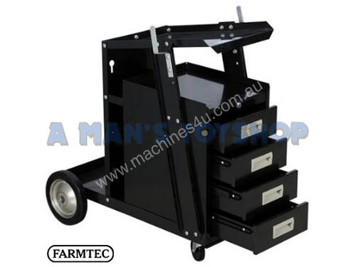 MIG WELDING CART WITH & 4  DRAWERS 45KG