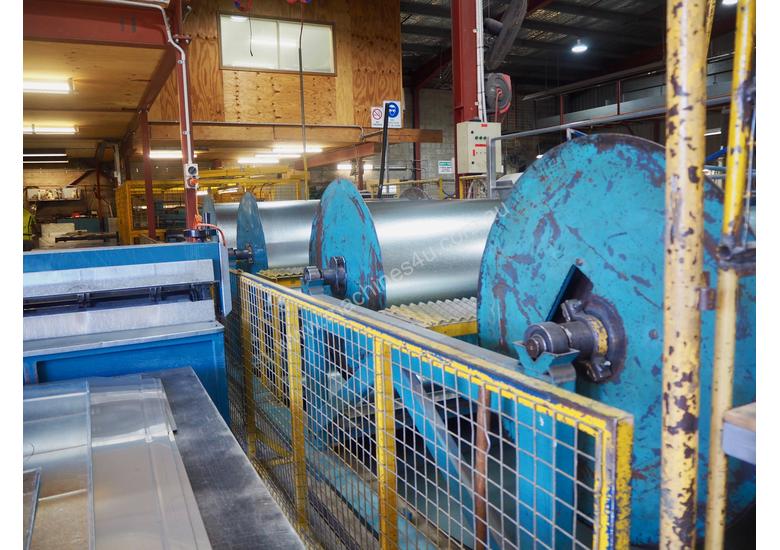 Used Welty Way Lockformer. Coil Line for Duct Work HVAC Coil Lines in