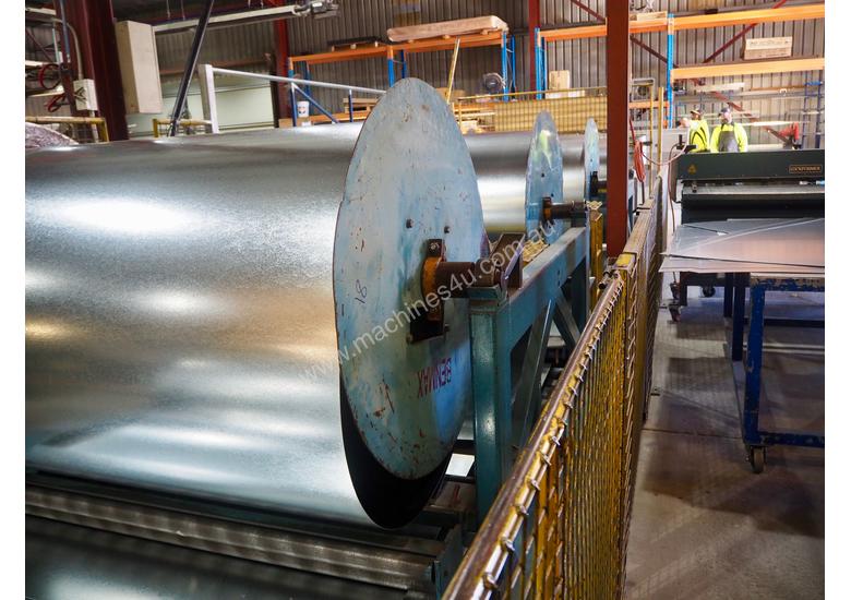 Used Welty Way Lockformer. Coil Line for Duct Work HVAC Coil Lines in