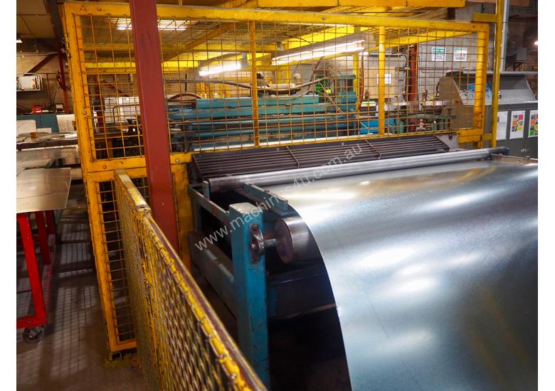 Used Welty Way Lockformer. Coil Line for Duct Work HVAC Coil Lines in