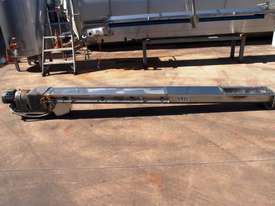 Trough Screw Conveyor, 150mm Dia x 2950mm L - picture0' - Click to enlarge