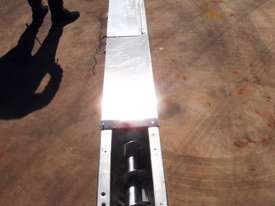 Trough Screw Conveyor, 150mm Dia x 2950mm L - picture1' - Click to enlarge