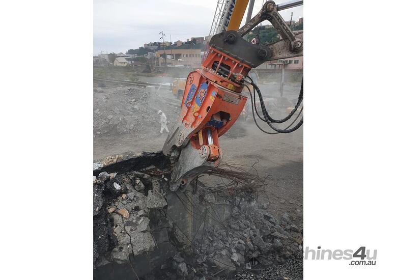 caption Concrete Shear - Excavator Pulveriser - Trevi Benne 3V