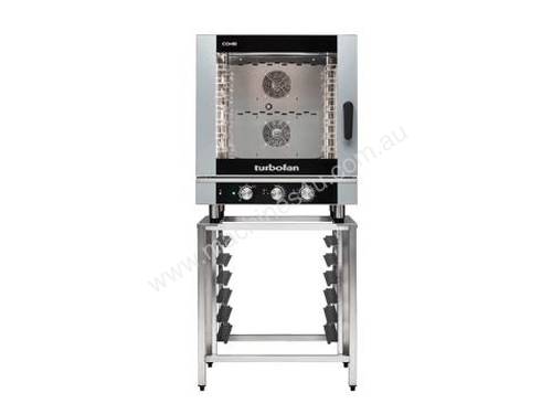 TURBOFAN EC40M7 AND SK40A - FULL SIZE 7 TRAY MANUAL / ELECTRIC COMBI OVEN ON A STAINLESS STEEL STAND