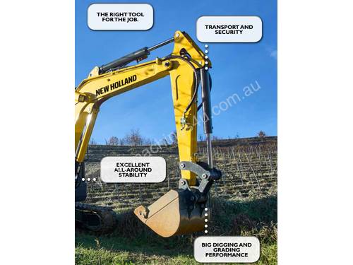 New Holland E26C (Canopy or Cab) Compact Excavator
