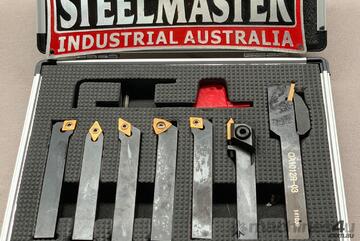 Carbide Lathe Turning Tool Set - 10mm Shank. Clamped Type. 7 Piece. Carbide Lathe Turning Tool Set - 10mm Shank. Clamped Type. 7 Piece.