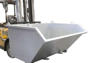 Forklift Tipping Bin Model: DHE-SDB18, Self-Dumping Bin, Built for Durability and Easy Operation!
