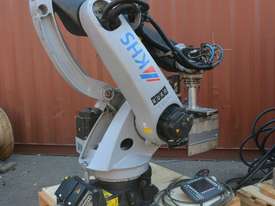 Kuka KPC Robot KHS Palletiser System with Controller and teach pendant KR 40 PA - picture0' - Click to enlarge