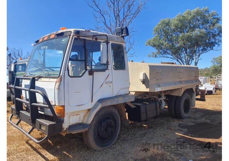 caption MITSUBISHI water truck