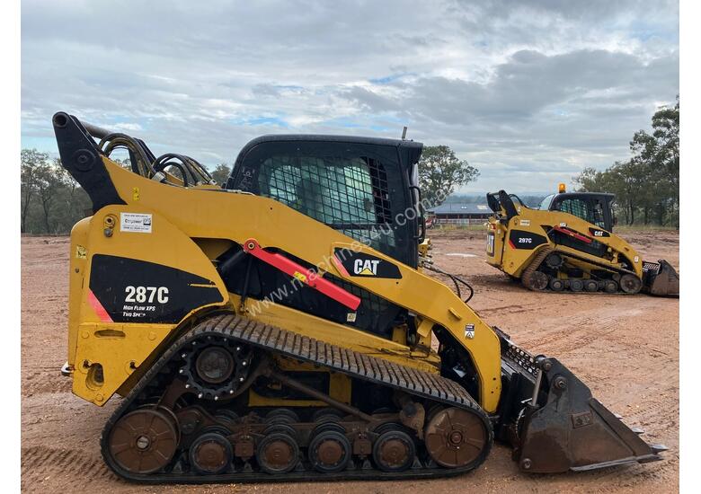 caption CAT 287C MTL Compact Track Loader High Flow XPS 2 Speed Hyd Quick Coupler