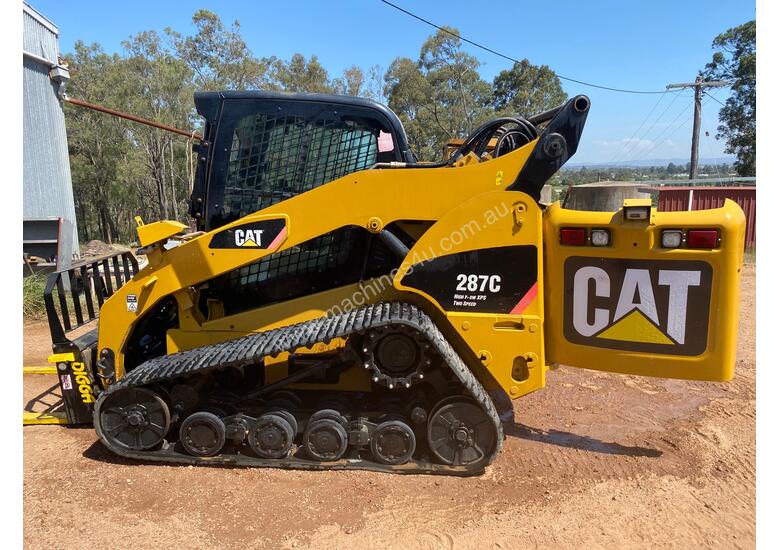 caption CAT 287C MTL Compact Track Loader High Flow XPS 2 Speed Hyd Quick Coupler