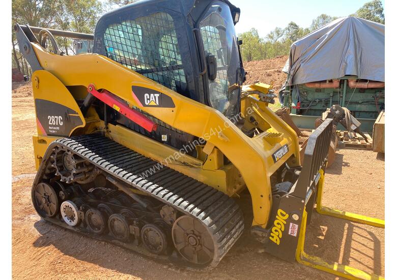 caption CAT 287C MTL Compact Track Loader High Flow XPS 2 Speed Hyd Quick Coupler