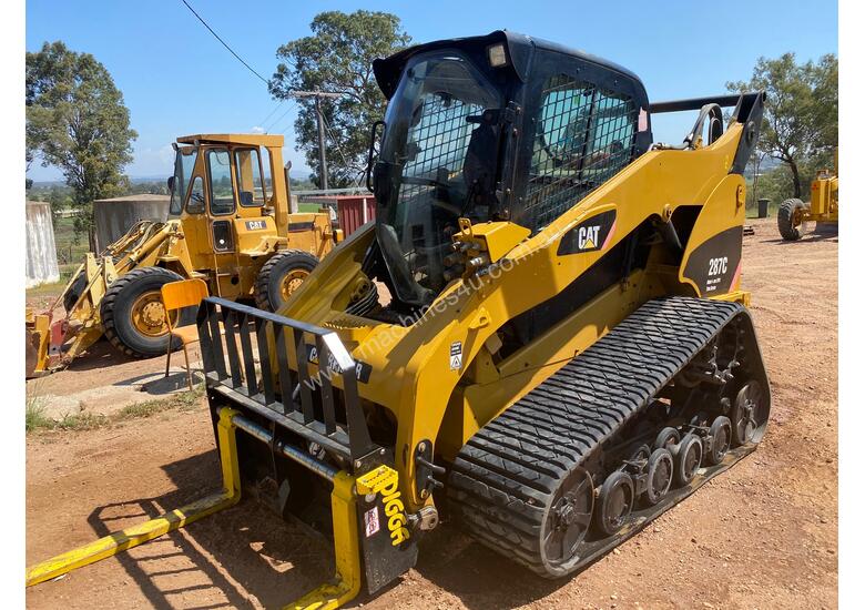 caption CAT 287C MTL Compact Track Loader High Flow XPS 2 Speed Hyd Quick Coupler