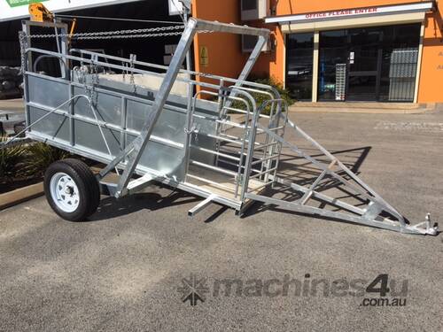 Sheep Ramp Trailer With Panels