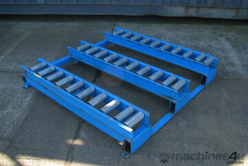 Square 3 Row Roller Conveyor - 1.2 x 1.2m