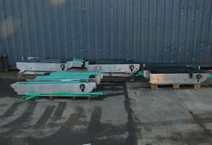 5 Piece Lot of Saba Dual Channel Conveyor Bases