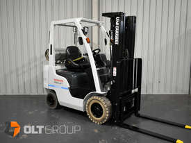 Unicarriers Nissan 1.8 Tonne Forklift LPG with EFI Engine 4.3m Container Mast Markless Tyres - picture2' - Click to enlarge