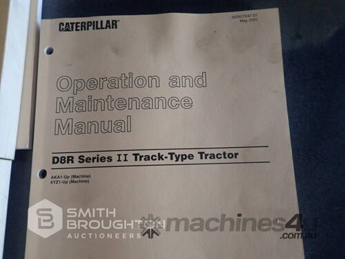 Used Caterpillar D8r Parts Manual Operations Maintenance Manual 