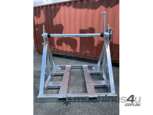 caption Cable Drum Stand 6000kg- Welded (excluding brake kit), Built Tough & Designed to Last!