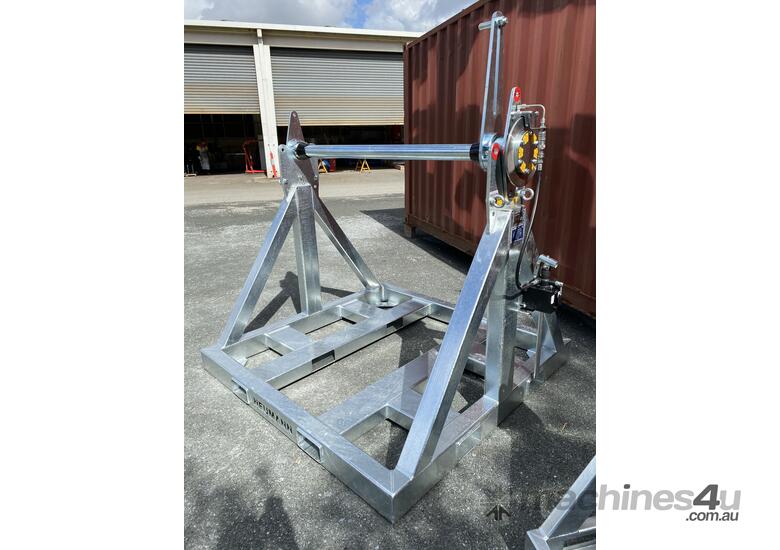 caption Cable Drum Stand 6000kg- Welded (excluding brake kit), Built Tough & Designed to Last!