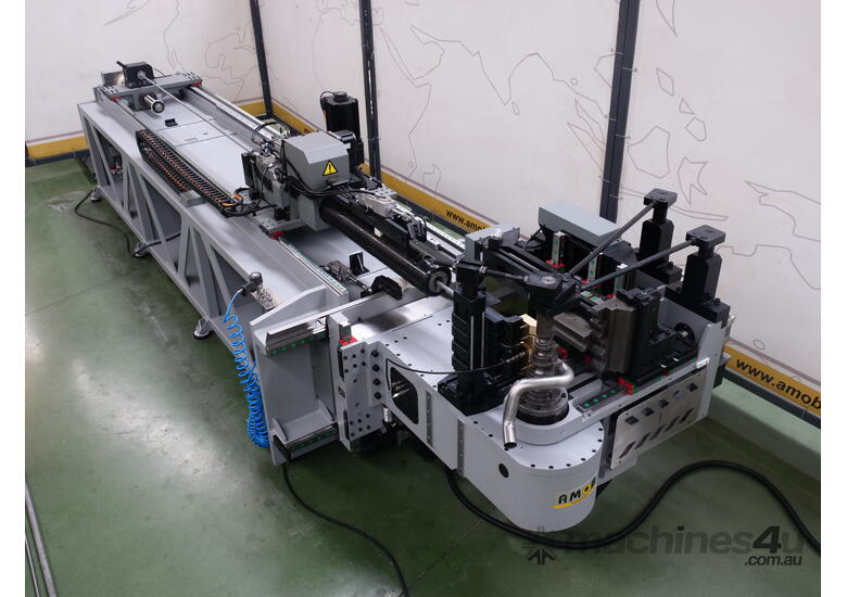 caption AMOB eMOB 150 FULLY ELECTRIC TUBE BENDER | 150MM OD CAPACITY | CNC TOUCH SCREEN | MANDREL