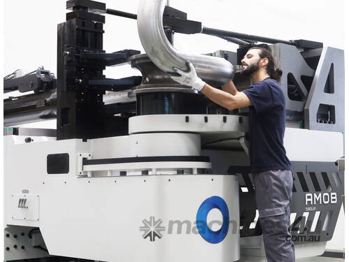 caption AMOB eMOB 150 FULLY ELECTRIC TUBE BENDER | 150MM OD CAPACITY | CNC TOUCH SCREEN | MANDREL
