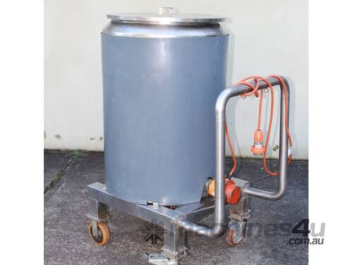 Electrically Heated Stainless Steel Jacketed Tank