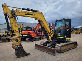 2020 YANMAR VIO80 EXCAVATOR WITH RUBBER TRACKS,  FULL CIVIL SPEC AND LOW 1580 HOURS - picture0' - Click to enlarge