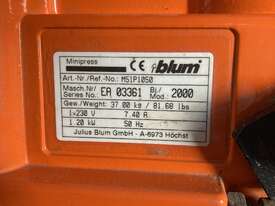 Blum Drill Press REDUCED - picture1' - Click to enlarge