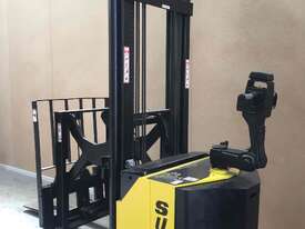 Sumi HD 1.5SB Heavy Duty Walkie Reach Stacker Forklift Refurbished - picture1' - Click to enlarge