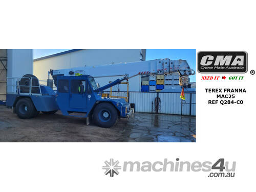 TEREX FRANNA CRANE MAC25 *10yr CERTIFICATION*